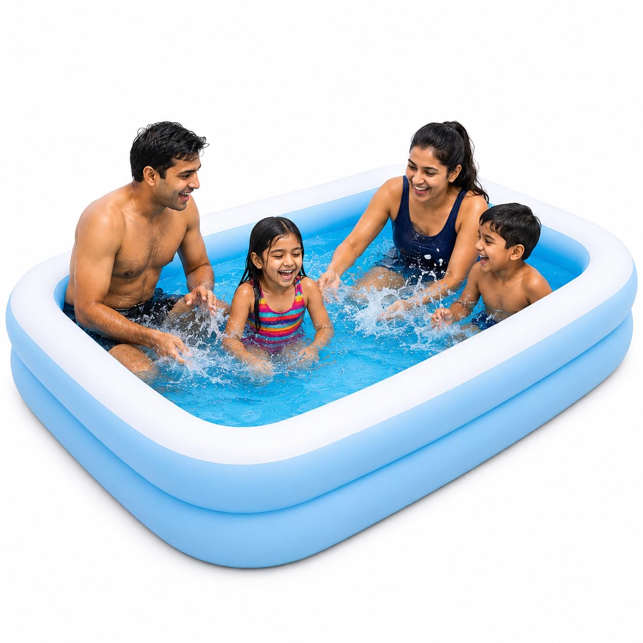 Swimming Pool 5.5 Feet for Kids, Inflatable Round Baby Pool