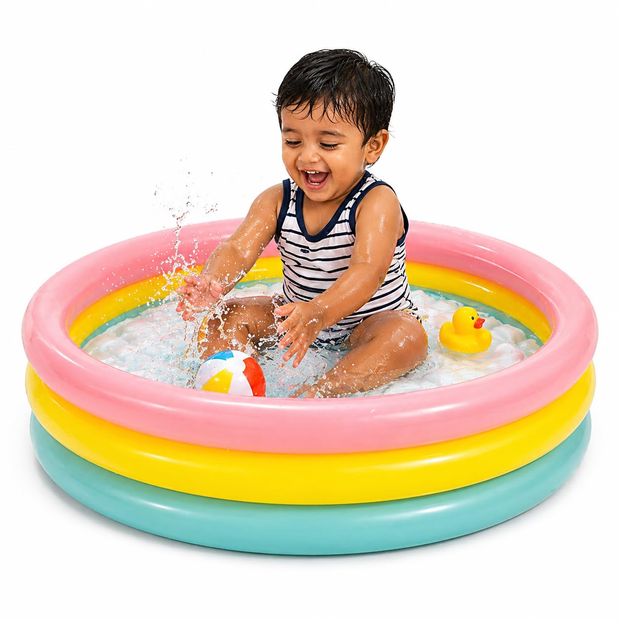 3.3 Feet Rectangular Inflatable Swimming Pool Wet Set Collection