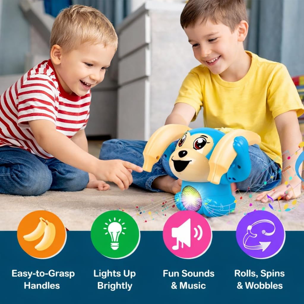 Dancing Monkey Musical Toy Voice Activated Rolling & Spinning