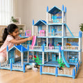 Luxury Barbie Big Doll House Set Dream house Pool Party Doll House